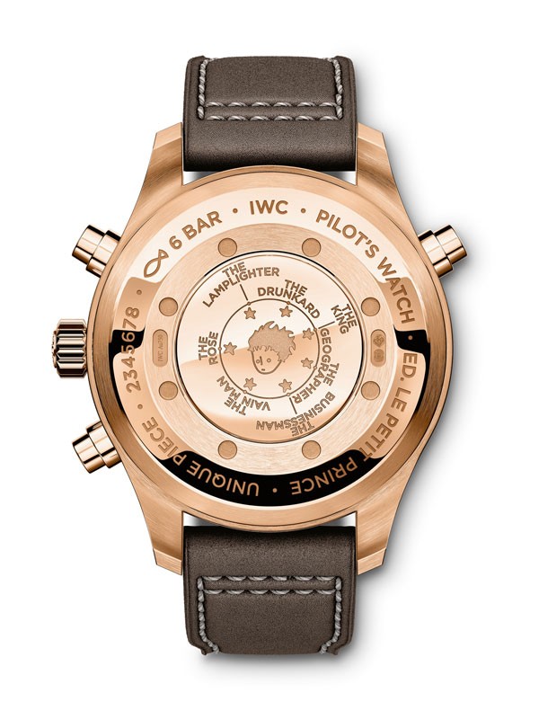 IWC万国表飞行员追针计时腕表“小王子”红金特别版(图7) IWC万国表飞行员追针计时腕表“小王子”红金特别版(图7)