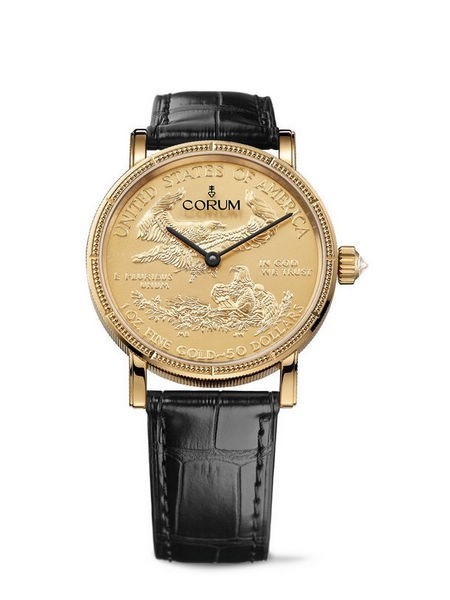CORUM50周年纪念版钱币腕表：见证了美国建国后的发展轨迹(图4)