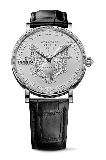 CORUM50周年纪念版钱币腕表：见证了美国建国后的发展轨迹(图3)