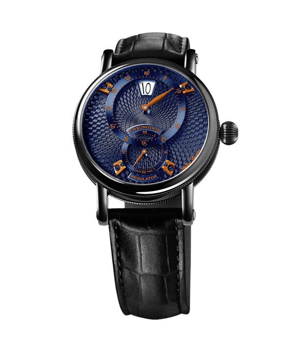 Chronoswiss 瑞宝腕表怎么样?三针一线跳时款腕表(图11)