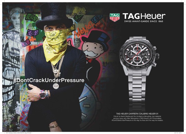 美国艺术家Alec Monopoly——成为泰格豪雅先锋艺术家(图1) 美国艺术家Alec Monopoly——成为泰格豪雅先锋艺术家(图1)