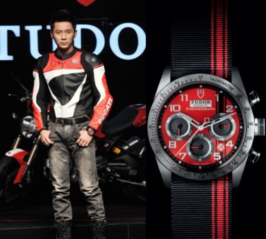 李晨佩戴宇舶MP-05 LaFerrari限量机械腕表 外观独特(图13)
