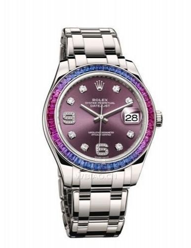 劳力士(Rolex)日志珍珠淑女型39腕表 华丽夺目(图5)