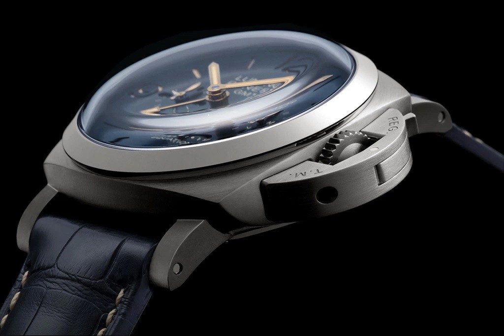 沛纳海 Panerai 再添蓝配色钛金属表壳腕表(图3) 沛纳海 Panerai 再添蓝配色钛金属表壳腕表(图3)