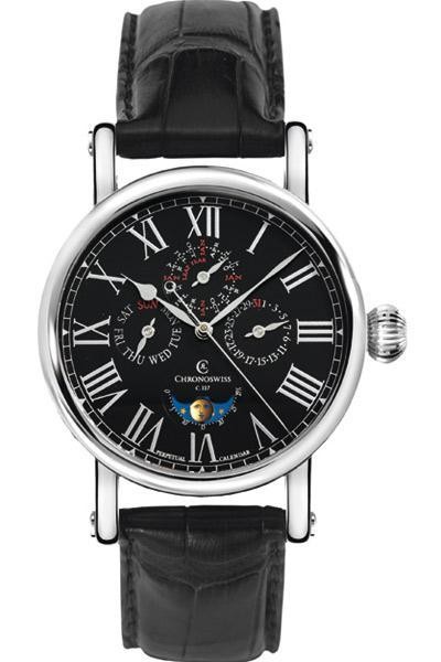 瑞宝表Perpetual Calendar 万年历腕表怎么样?自制上链机芯C.127(图3)