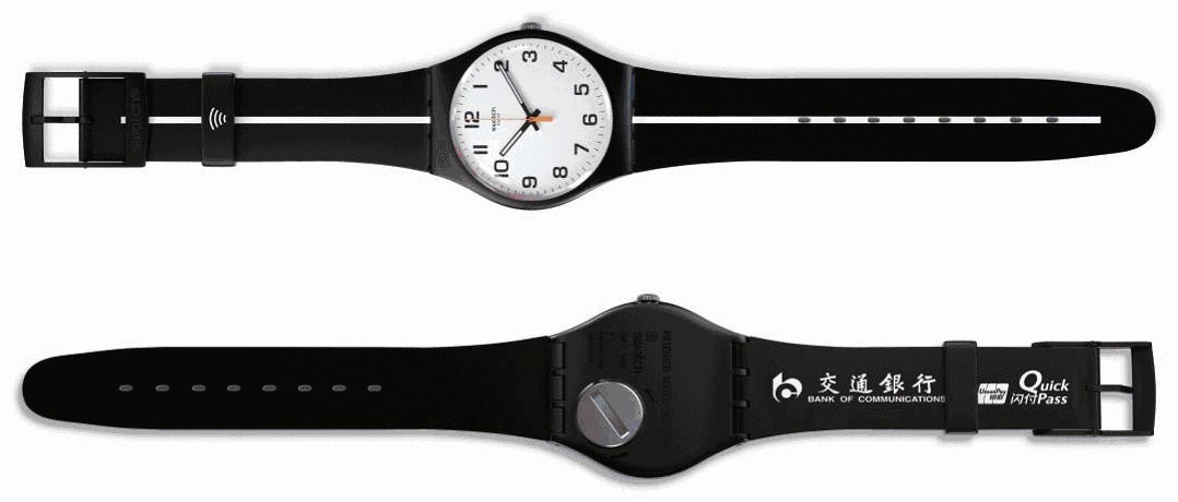 Swatch携手中国银联、交通银行共同合作推出首款支付腕表(图2)