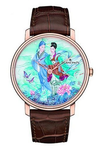 Blancpain宝珀推出「梁祝」微绘珐琅高级定制腕表(图7) Blancpain宝珀推出「梁祝」微绘珐琅高级定制腕表(图7)
