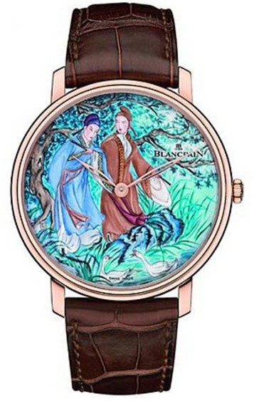 Blancpain宝珀推出「梁祝」微绘珐琅高级定制腕表(图5) Blancpain宝珀推出「梁祝」微绘珐琅高级定制腕表(图5)
