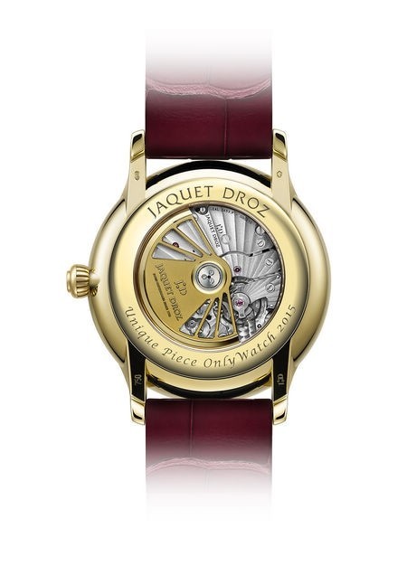 雅克德罗Only Watch腕表：金箔雕花工艺，精湛卓绝(图3)