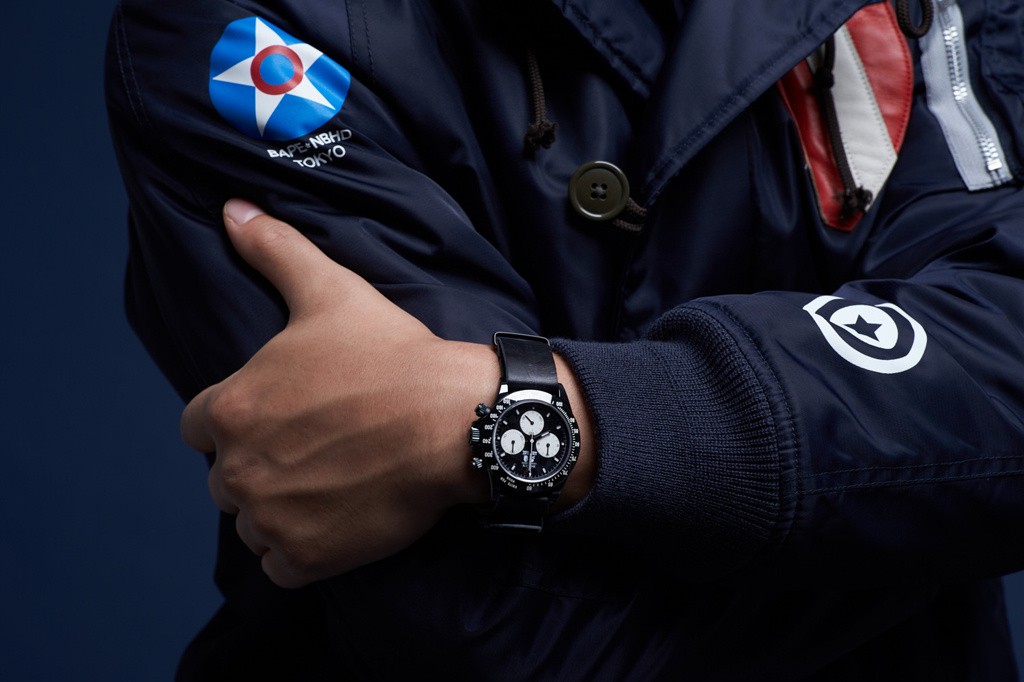A BATHING APE x NEIGHBORHOOD 联名炮制两款腕表(图3)