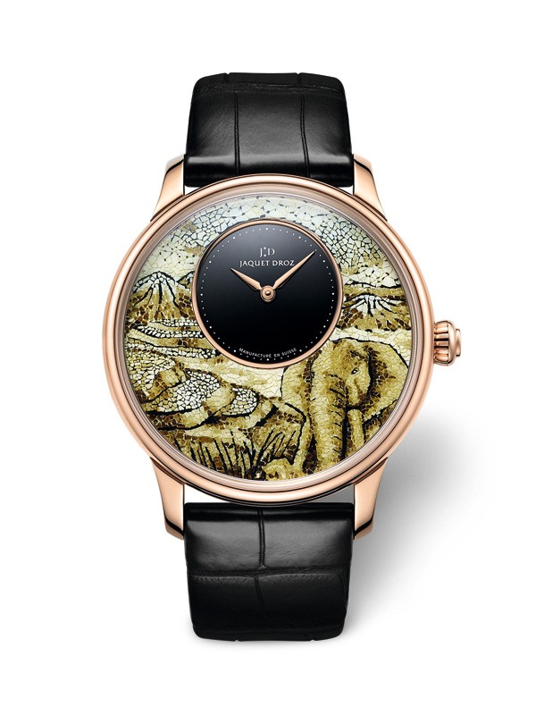 雅克德罗(Jaquet Droz)充满诗意的微缩杰作 鹌鹑蛋壳拼镶工艺(图4)