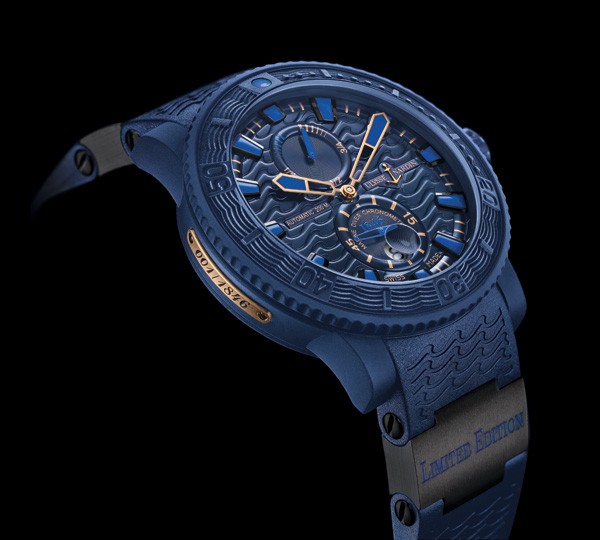 雅典表全新Blue Ocean 限量潜水腕表：足见其独一无二(图1)