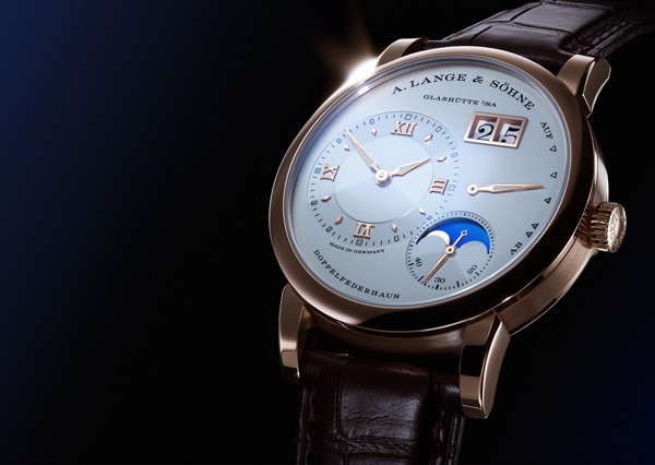 朗格Lange 1 Moon Phase腕表，月亮环绕轨道运行(图1)
