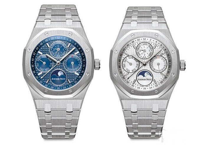 爱彼(Audemars Piguet)皇家橡树系列万年历腕表 全新巧妙设计(图2) 爱彼(Audemars Piguet)皇家橡树系列万年历腕表 全新巧妙设计(图2)