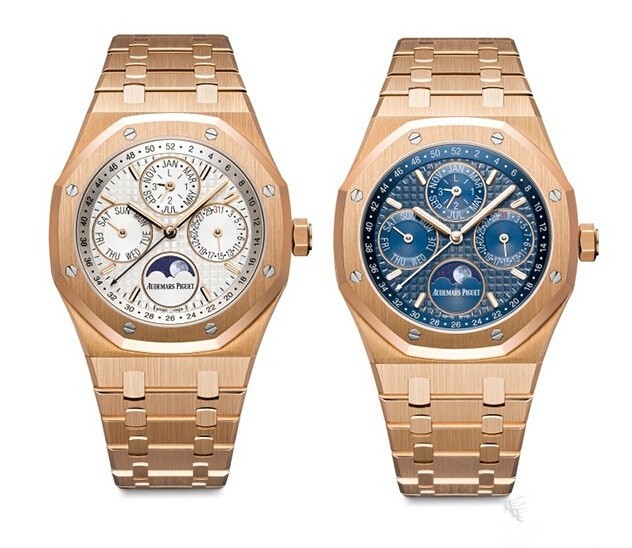 爱彼(Audemars Piguet)皇家橡树系列万年历腕表 全新巧妙设计(图3) 爱彼(Audemars Piguet)皇家橡树系列万年历腕表 全新巧妙设计(图3)
