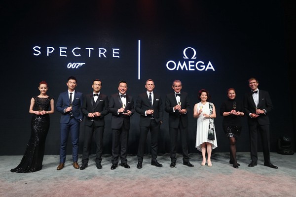 欧米茄携手丹尼尔克雷格 庆祝《007:幽灵党》上映 并推出007限量版腕表(图1) 欧米茄携手丹尼尔克雷格 庆祝《007:幽灵党》上映 并推出007限量版腕表(图1)